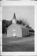 9629 COUNTY HIGHWAY H, a Front Gabled church, built in Benton, Wisconsin in 1861.