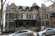 817-819 N MARSHALL ST, a German Renaissance Revival house, built in Milwaukee, Wisconsin in 1898.