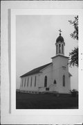 E SIDE OF O, 150' S OF ST PETER'S RD, a Front Gabled church, built in Seymour, Wisconsin in 1867.