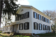 2387 S SEMINOLE HWY, a Greek Revival house, built in Fitchburg, Wisconsin in 1855.