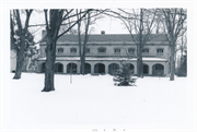2777 MISSION RD, a Late Gothic Revival library, built in Delafield, Wisconsin in 1911.