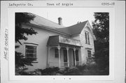 1/2 MILE W OF 81, APLLE BRANCH RD, a Queen Anne house, built in Argyle, Wisconsin in 1900.
