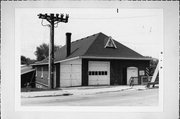 100 E Milwaukee St, a Astylistic Utilitarian Building public utility/power plant/sewage/water, built in Argyle, Wisconsin in 1906.