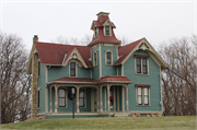 19985 W NATIONAL AVE, a Queen Anne house, built in New Berlin, Wisconsin in 1884.