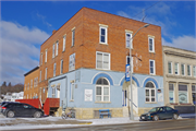 116 S MAIN ST, a Romanesque Revival lodging-hotel, built in Westby, Wisconsin in 1891.
