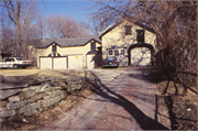 124 E GORHAM ST, a Astylistic Utilitarian Building carriage house, built in Madison, Wisconsin in 1863.