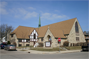 7400 W Lapham St, a Late Gothic Revival house of worship, built in West Allis, Wisconsin in 1956.