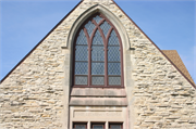 7400 W Lapham St, a Late Gothic Revival house of worship, built in West Allis, Wisconsin in 1956.