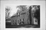 110 SPRING ST, a Early Gothic Revival house, built in Darlington, Wisconsin in 1855.