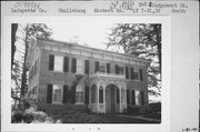 560 S JUDGEMENT ST, a Greek Revival house, built in Shullsburg, Wisconsin in 1852.