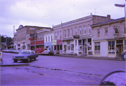 190 BALDWIN ST, a Italianate large retail building, built in Sharon, Wisconsin in 1884.