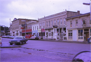 190 BALDWIN ST, a Italianate retail building, built in Sharon, Wisconsin in 1884.