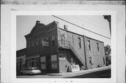 144-148 W WATER ST, a Italianate opera house/concert hall, built in Shullsburg, Wisconsin in 1882.