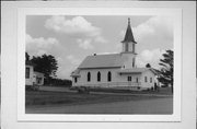 COUNTY HIGHWAY P .3 MI W OF RANGE LINE RD, a Late Gothic Revival church, built in Pine River, Wisconsin in 1892.