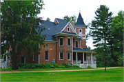 E3988 550th Ave, a Queen Anne house, built in Menomonie, Wisconsin in 1862.