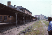 West Madison Depot, Chicago, Milwaukee, and St. Paul Railway, a Building.