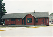 100 E MAIN ST, a Queen Anne depot, built in Waunakee, Wisconsin in 1896.