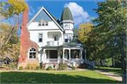 210 OAKWOOD PL., a Queen Anne house, built in Eau Claire, Wisconsin in 1889.