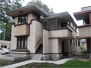 2732-2734 W BURNHAM ST, a Prairie School duplex/two-flat, built in Milwaukee, Wisconsin in 1915.