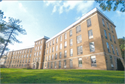 1930 CLEVELAND ST, a Neoclassical/Beaux Arts hospital/medical clinic, built in Eau Claire, Wisconsin in 1938.