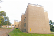 1930 CLEVELAND ST, a Neoclassical/Beaux Arts hospital/medical clinic, built in Eau Claire, Wisconsin in 1938.