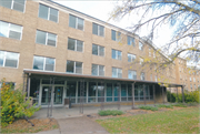 1930 CLEVELAND ST, a Neoclassical/Beaux Arts hospital/medical clinic, built in Eau Claire, Wisconsin in 1938.