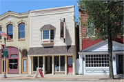 378 E MAIN, a Commercial Vernacular bath house, built in Stoughton, Wisconsin in 1892.