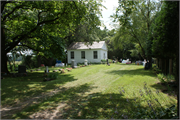 N7372 County Road P, a Greek Revival church, built in Richmond, Wisconsin in 1852.