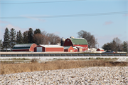6420 WINDSOR RD, a Astylistic Utilitarian Building corn crib, built in Windsor, Wisconsin in 1910.