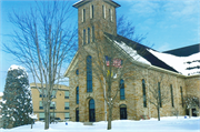 Notre Dame Church and Goldsmith Memorial Chapel, a Building.