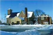 117 ALLEN ST, a Romanesque Revival church, built in Chippewa Falls, Wisconsin in 1894.