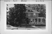 310 N MILL ST, a American Foursquare house, built in Merrill, Wisconsin in 1908.
