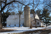 5978 Portage Road, a Astylistic Utilitarian Building barn, built in Burke, Wisconsin in 1900.