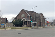 5933 W National Ave, a Craftsman house of worship, built in West Allis, Wisconsin in 1923.