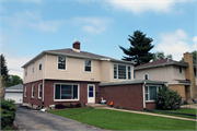 848 W. Lakeside Street, a Colonial Revival/Georgian Revival house, built in Madison, Wisconsin in 1947.