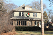 6414 W  WELLS ST, a American Foursquare house, built in Wauwatosa, Wisconsin in 1927.