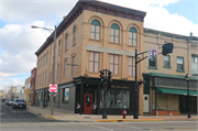 300 E MAIN ST, a Italianate small retail building, built in Watertown, Wisconsin in 1856.