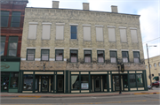 201/205 E MAIN ST, a Commercial Vernacular retail building, built in Watertown, Wisconsin in 1854.