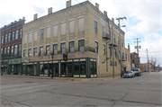 201/205 E MAIN ST, a Commercial Vernacular retail building, built in Watertown, Wisconsin in 1854.