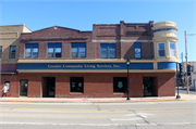 312/320 E MAIN ST, a Commercial Vernacular large retail building, built in Watertown, Wisconsin in 1910.