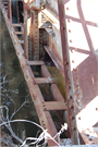 OLD HWY 73 over the Crawfish River, a bridge, built in Columbus, Wisconsin in 1932.