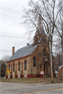 STATE ST AND BEECH ST, SW CORNER, a Early Gothic Revival church, built in Black Creek, Wisconsin in 1915.