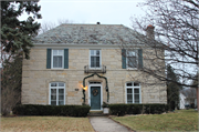 7605 Wisconsin Avenue, a French Revival Styles house, built in Wauwatosa, Wisconsin in 1935.