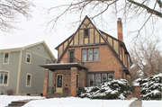 8318	Gridley Avenue, a English Revival Styles duplex, built in Wauwatosa, Wisconsin in 1931.