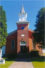 328 W Main St., a Front Gabled house of worship, built in Benton, Wisconsin in 1864.