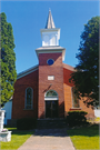 328 West Main Street, a Front Gabled church, built in Benton, Wisconsin in 1864.