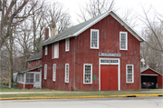 100 CHURCH ST, a Astylistic Utilitarian Building blacksmith shop, built in Brooklyn, Wisconsin in 1866.