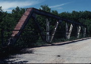 MELNIK RD, a NA (unknown or not a building) pony truss bridge, built in Gibson, Wisconsin in 1910.