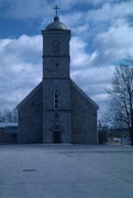 212 CHURCH ST, a Early Gothic Revival church, built in St. Nazianz, Wisconsin in 1864.