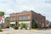 N208 W16793 CENTER ST, a Twentieth Century Commercial retail building, built in Jackson, Wisconsin in 1916.